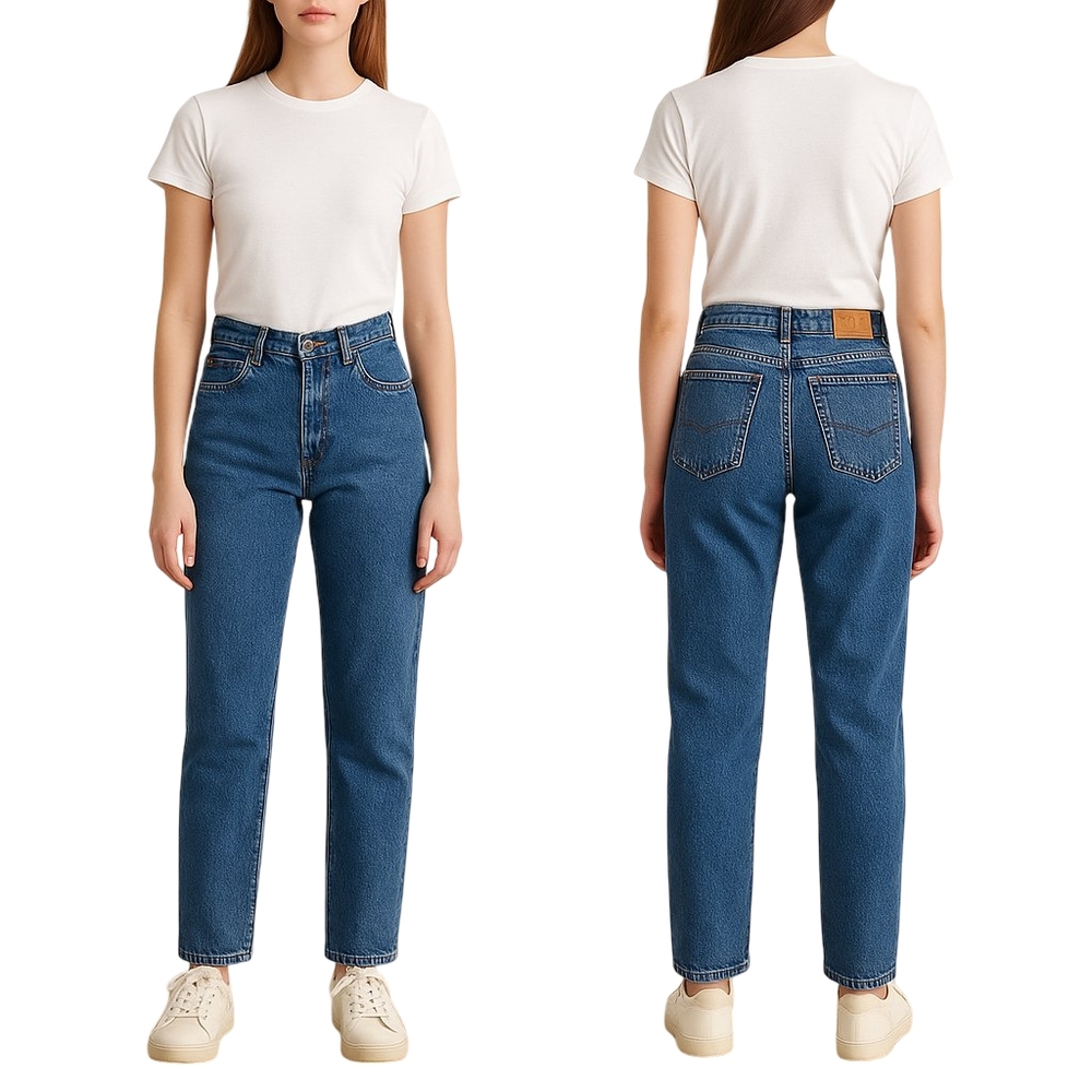 RIDERS BY LEE Denim Jeans Womens Size 10 Medium High Rise Straight Leg 90s Y2K